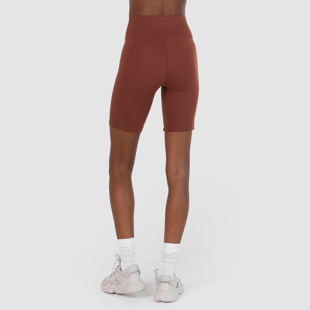 Lounge Underwear 365 Second Skin Cycling Shorts Chocolat | TWGLRN-427