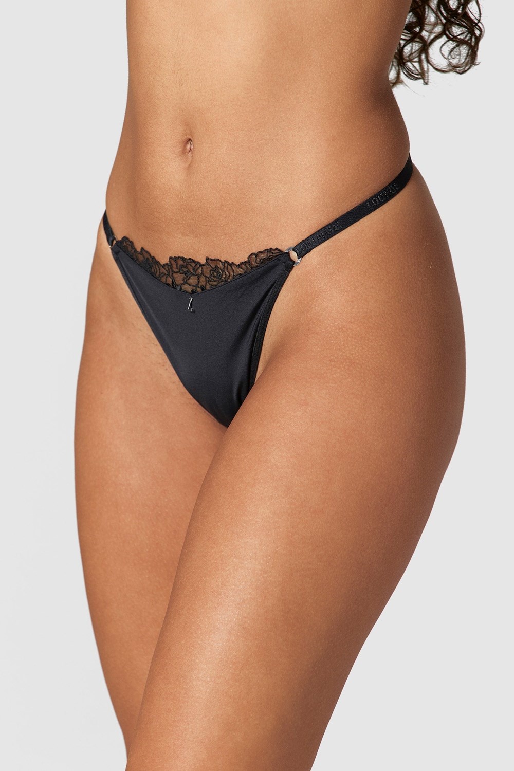 Lounge Underwear Anti-Gravity Lanières Noir | NCEUTB-589