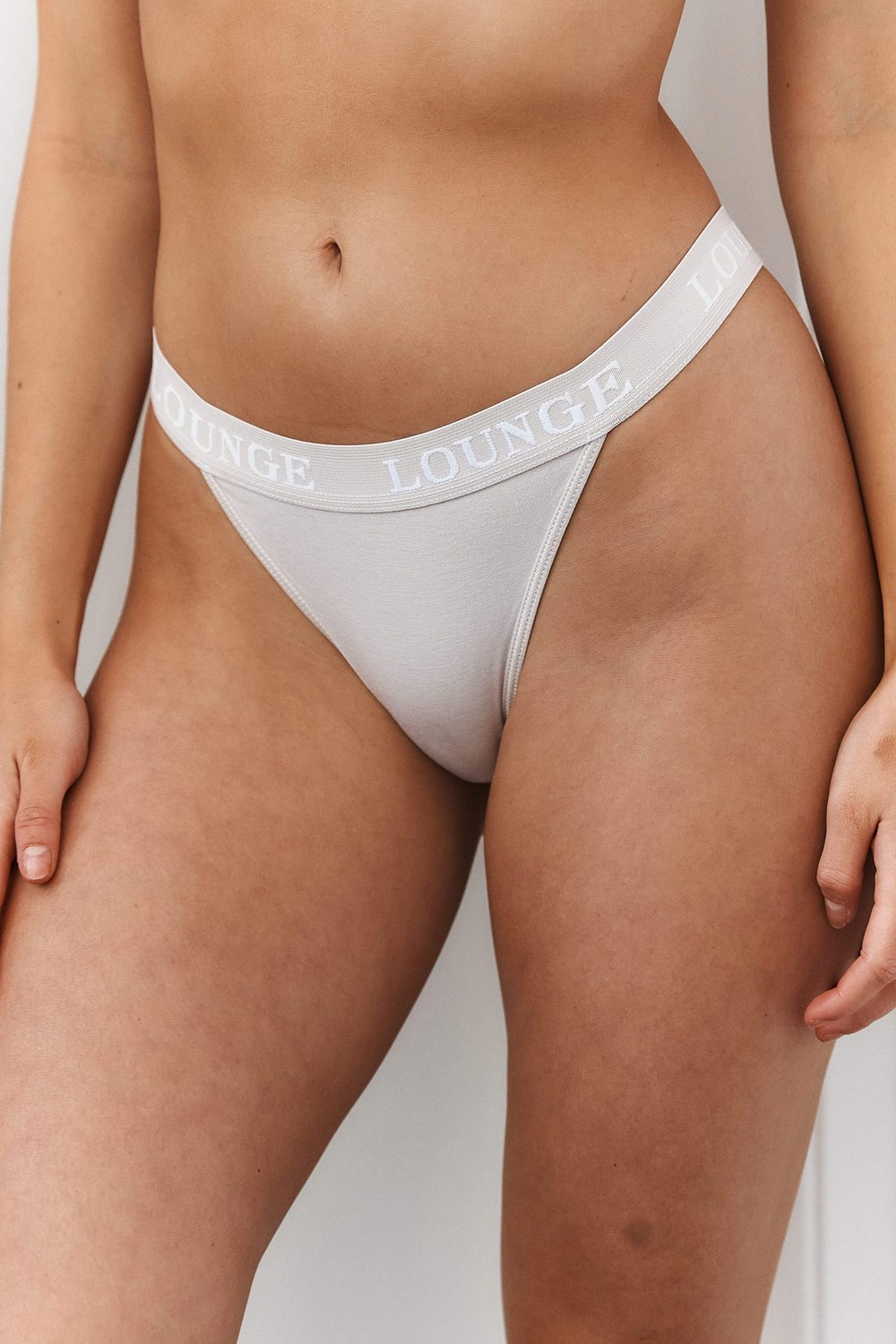 Lounge Underwear Bamboo Triangle Lanières Blanche | CAYOBG-274