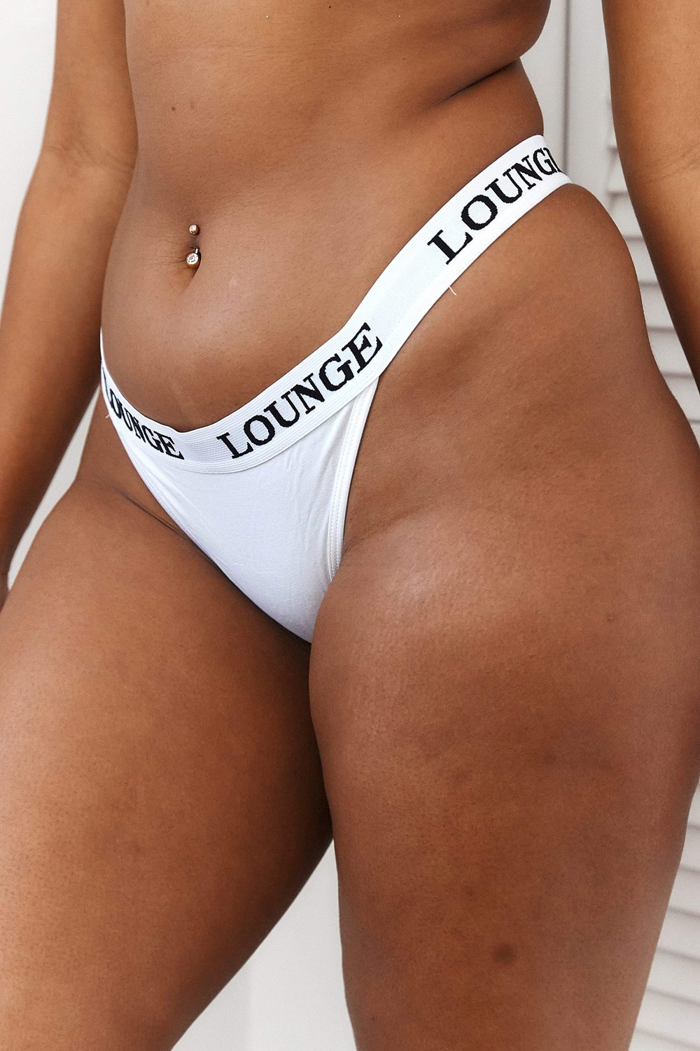 Lounge Underwear Bamboo Triangle Lanières Blanche | FJBHLZ-453