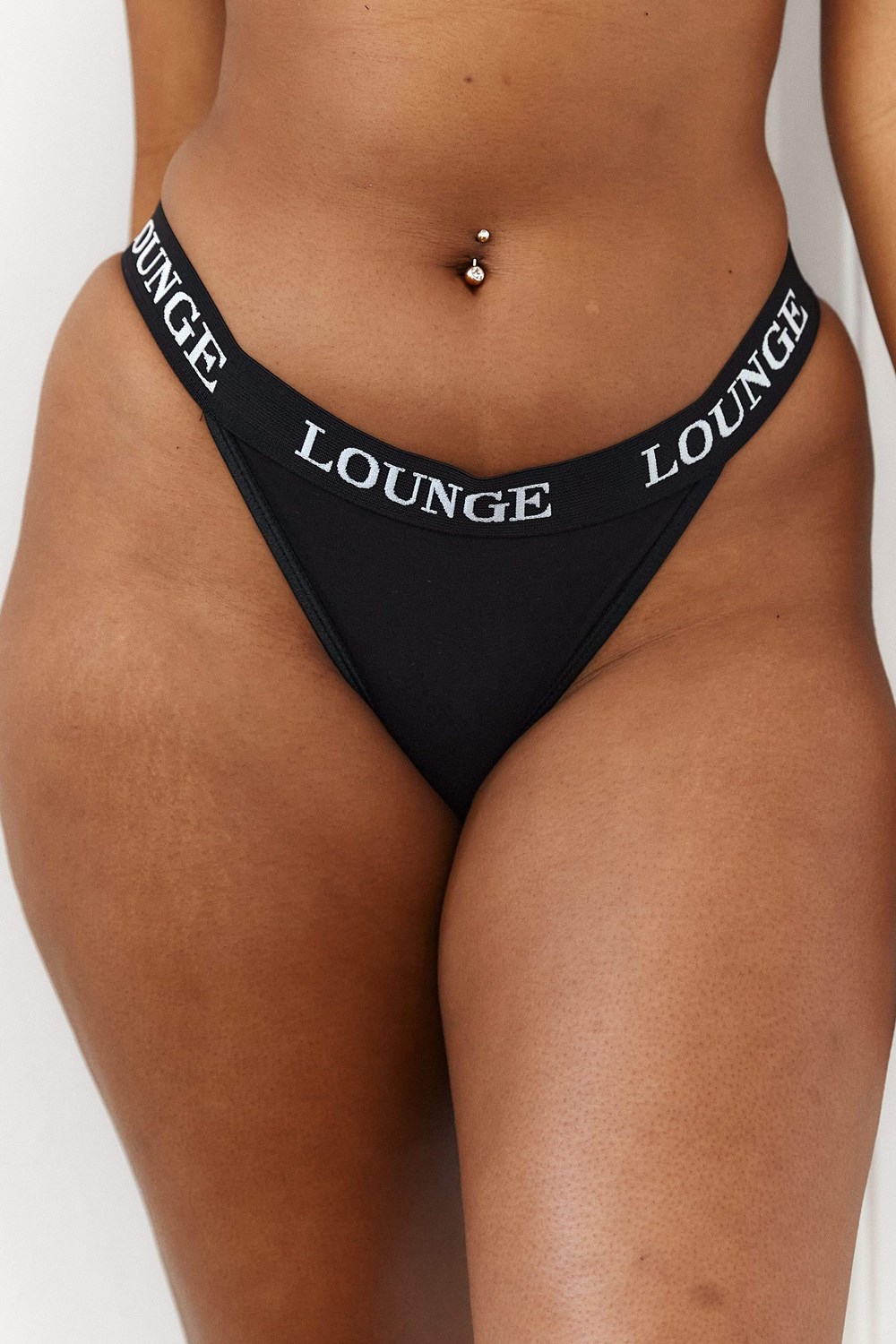 Lounge Underwear Bamboo Triangle Lanières Noir | WVSHQG-418