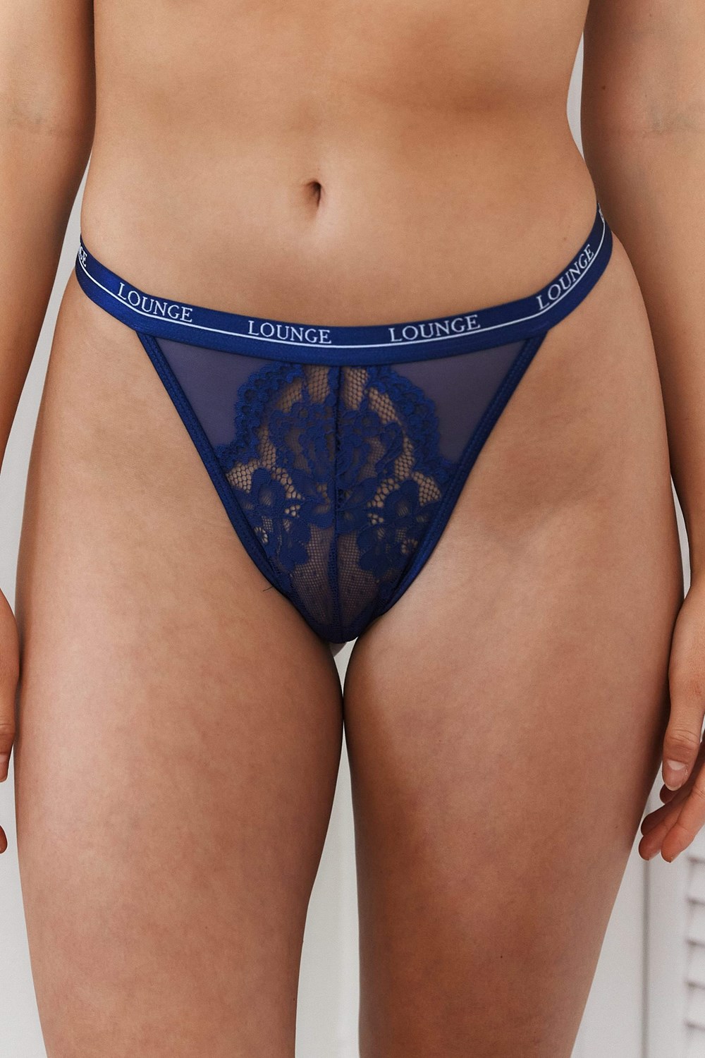 Lounge Underwear Blossom Lanières Bleu Marine | FPGZSO-809