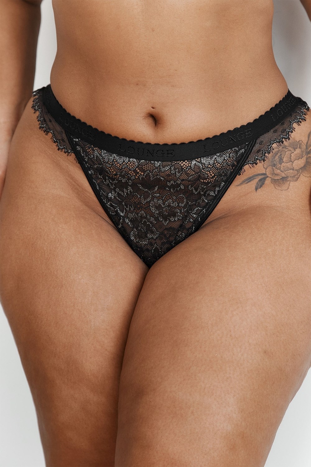 Lounge Underwear Desire Lanières Noir | IUJORG-651