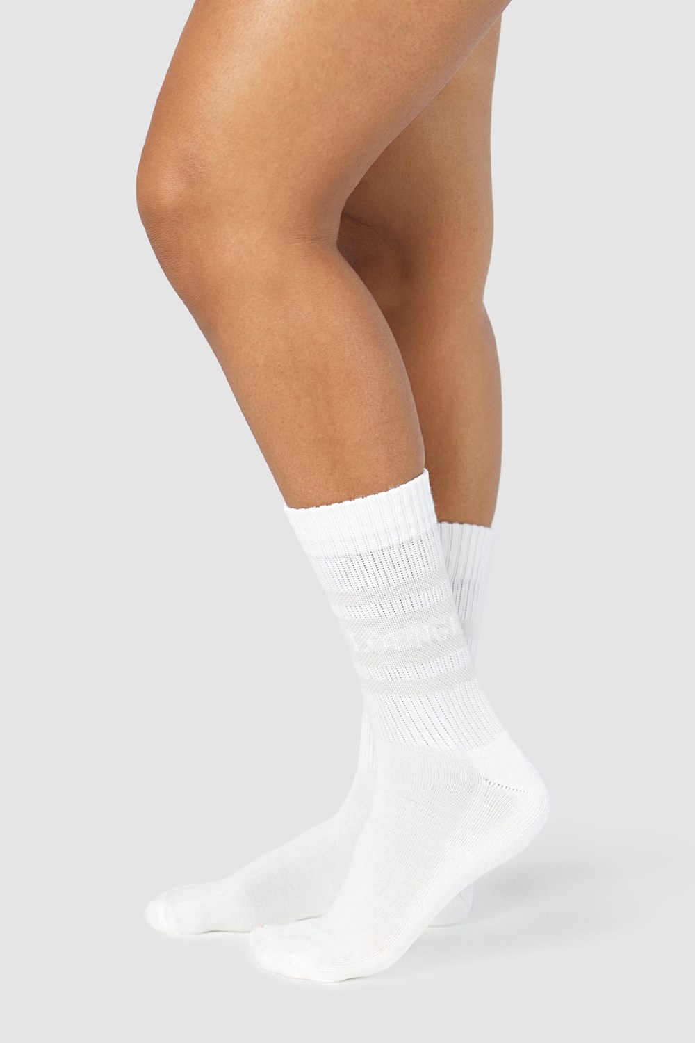 Lounge Underwear Essential Socks (Two Pack) Blanche | EYXAMT-123