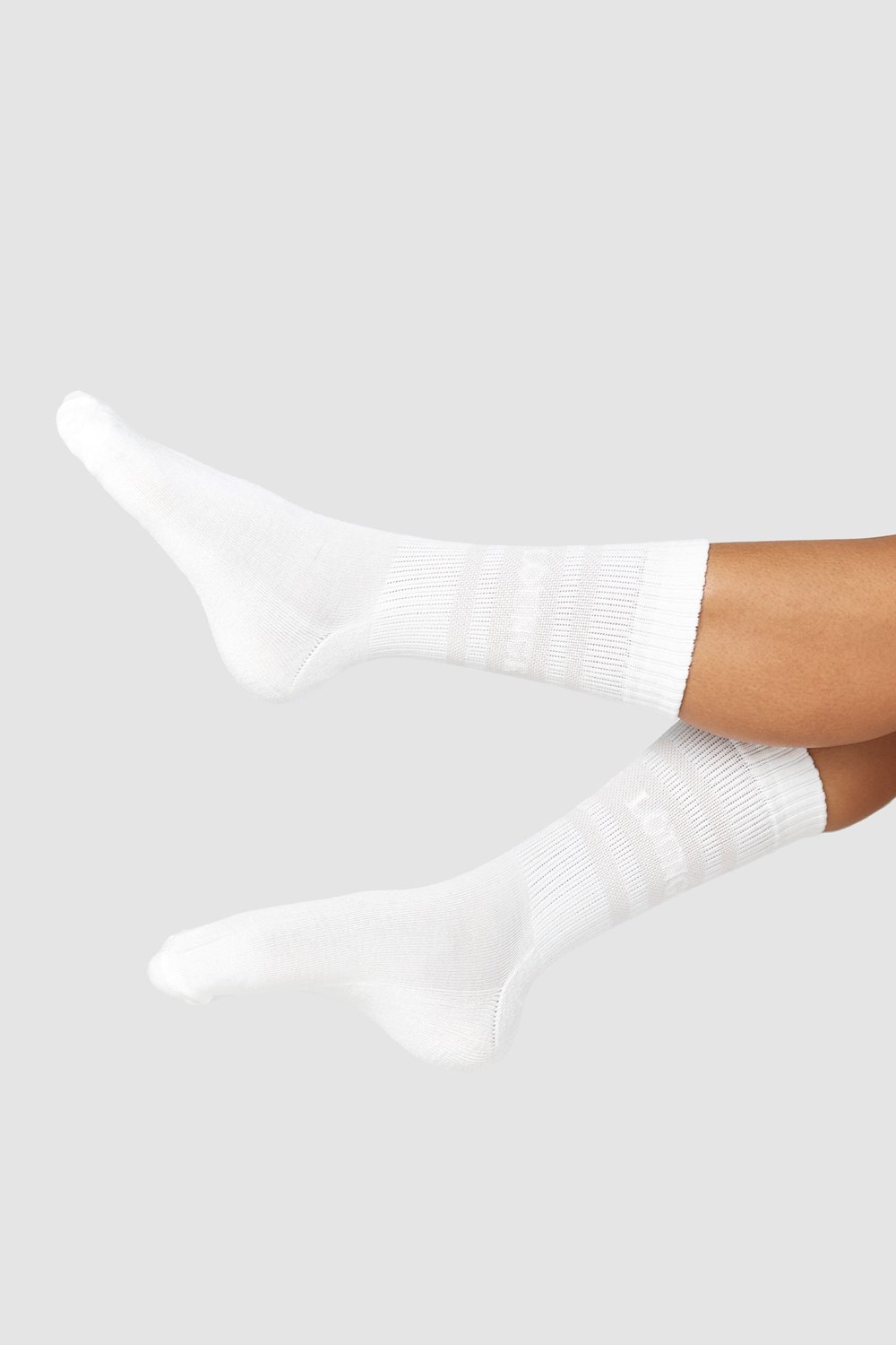 Lounge Underwear Essential Socks (Two Pack) Blanche | EYXAMT-123