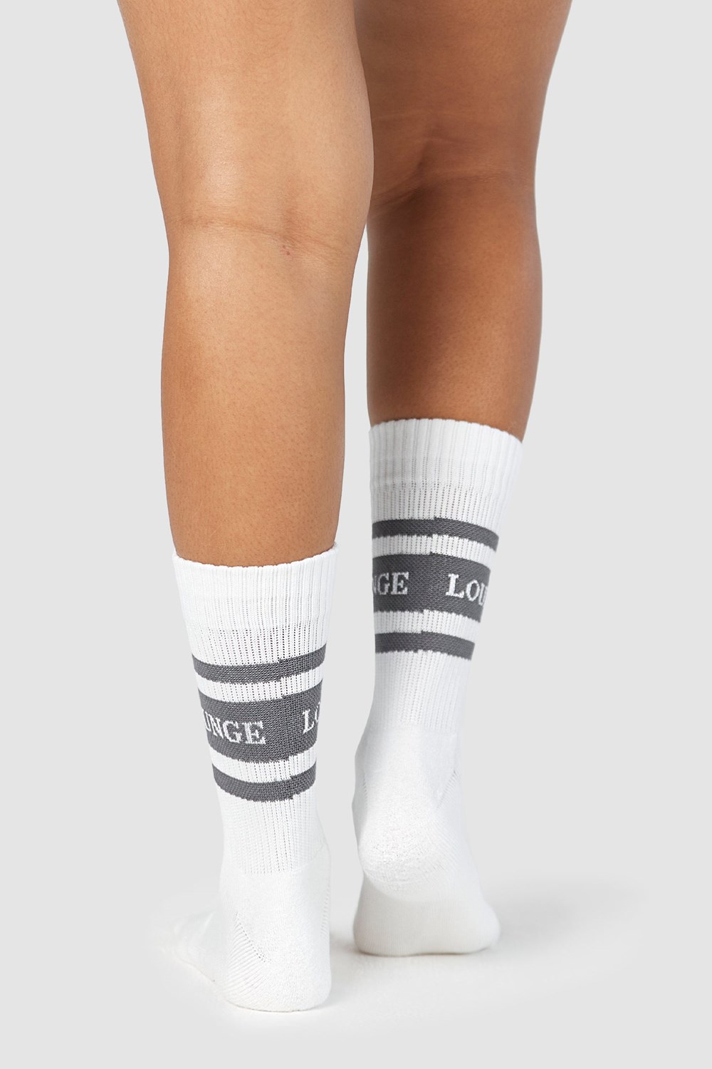 Lounge Underwear Essential Socks (Two Pack) Charcoal | PIUAKN-872