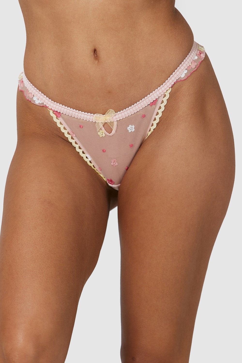 Lounge Underwear Fleur Lanières Rose | OCXPDQ-784