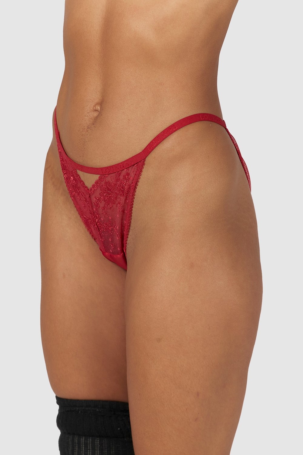 Lounge Underwear Flirt Briefs Bordeaux | AZLJKM-871