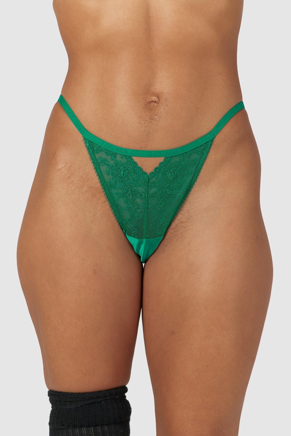 Lounge Underwear Flirt Briefs Emerald | ASURMY-731