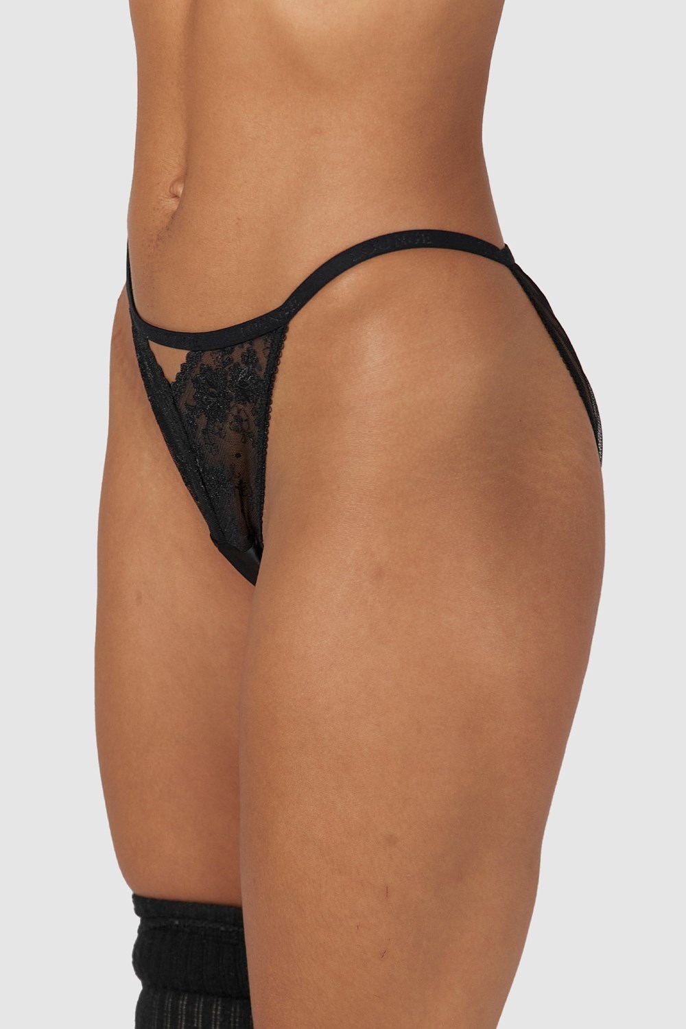 Lounge Underwear Flirt Briefs Noir | RLTQNI-560