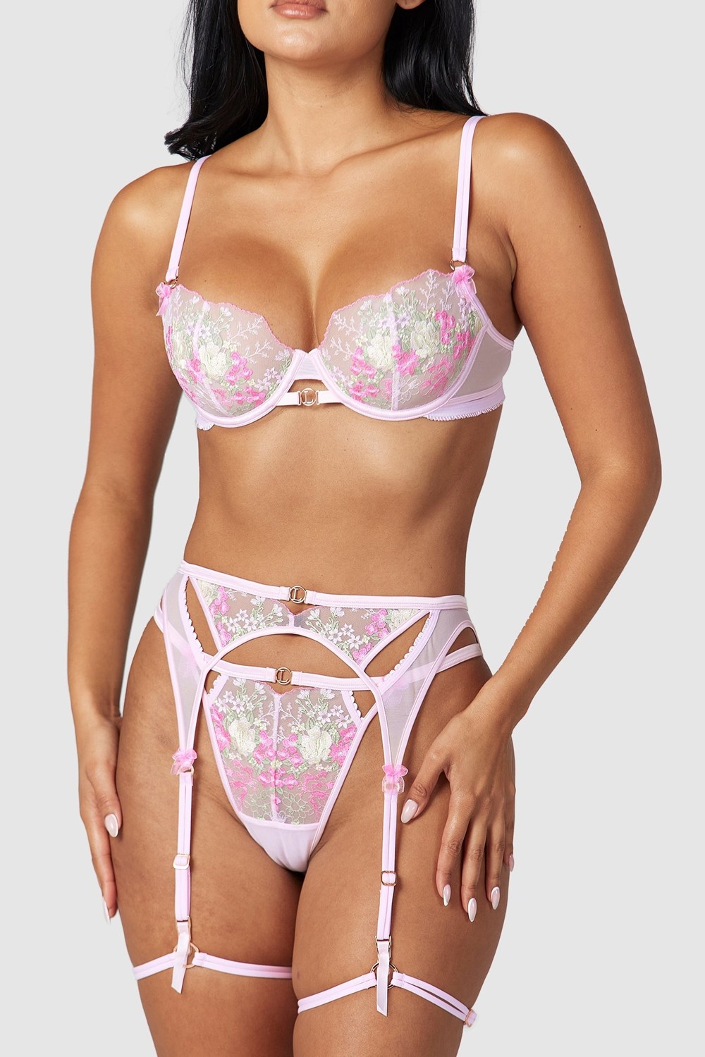 Lounge Underwear Liana Intimates Set Rose | BIGMAJ-368