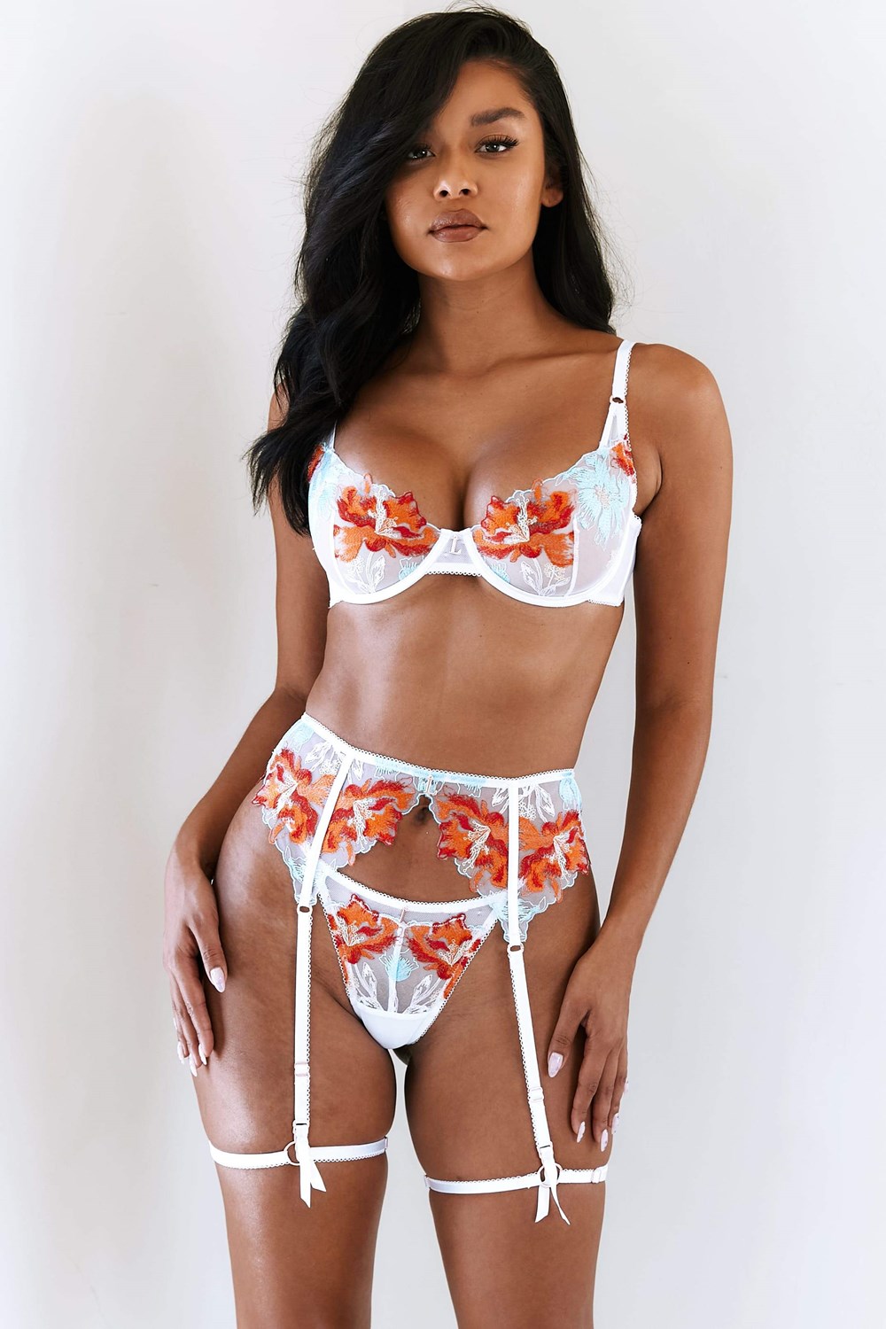 Lounge Underwear Lily Intimates Set Blanche | QLBWZD-579