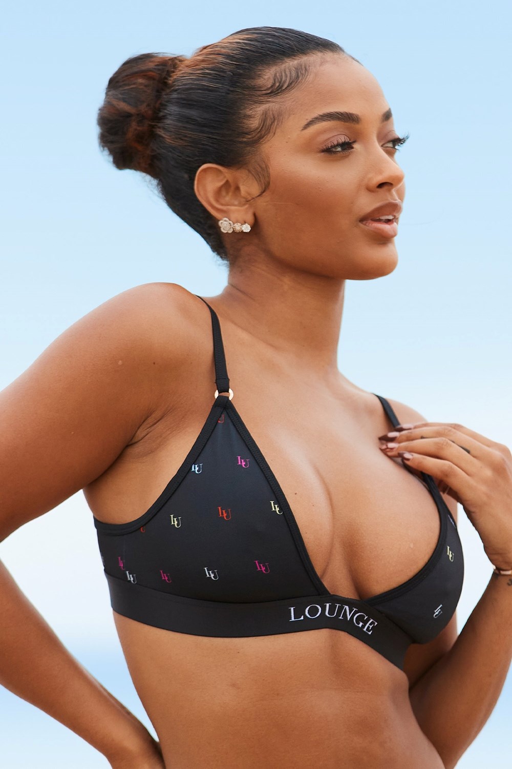 Lounge Underwear Miami Bikini Top Noir | NQYUTG-250