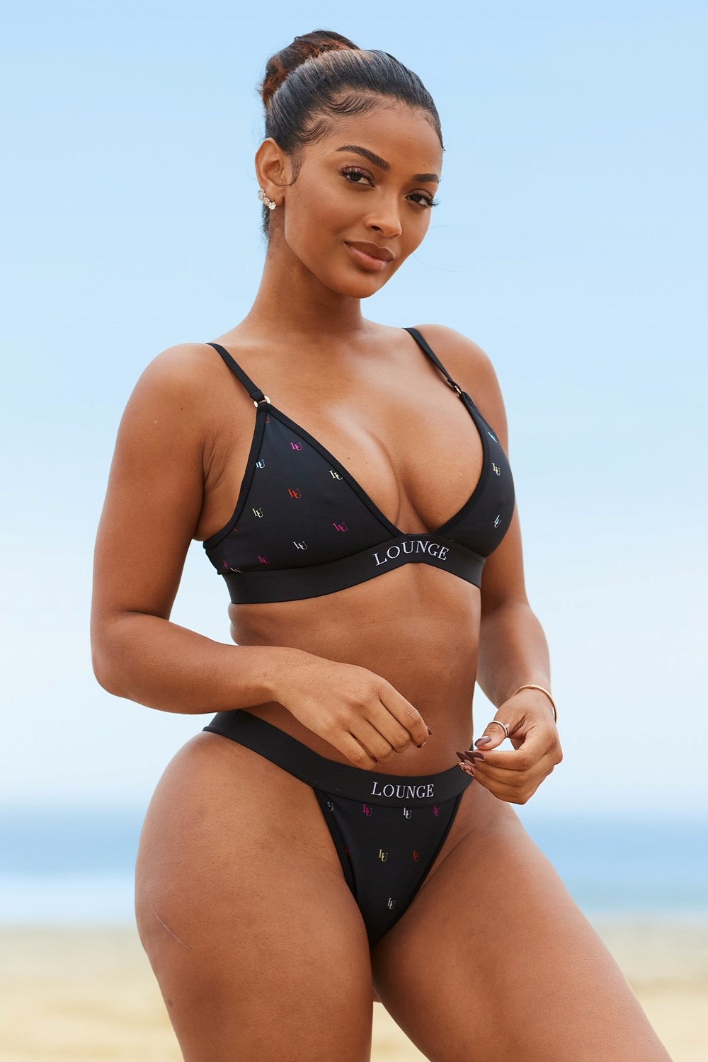 Lounge Underwear Miami Bikini Top Noir | NQYUTG-250