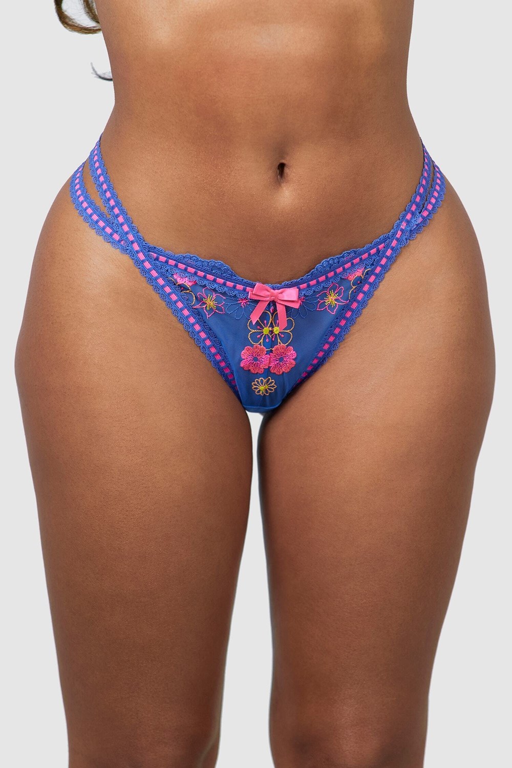 Lounge Underwear Neon Lanières Bleu | KNXCQG-394