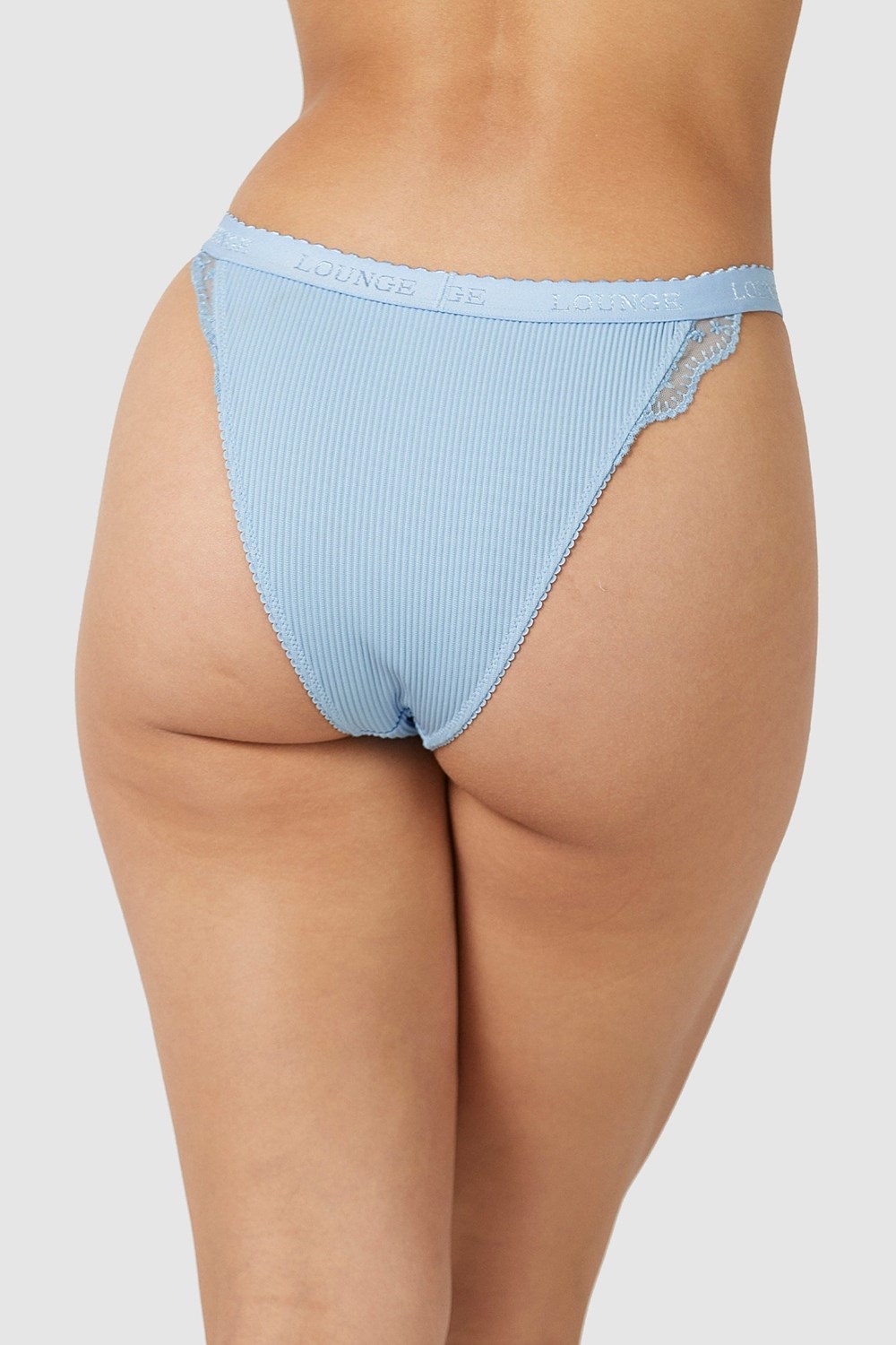 Lounge Underwear Nervuré Briefs Bleu | RDMSPH-135