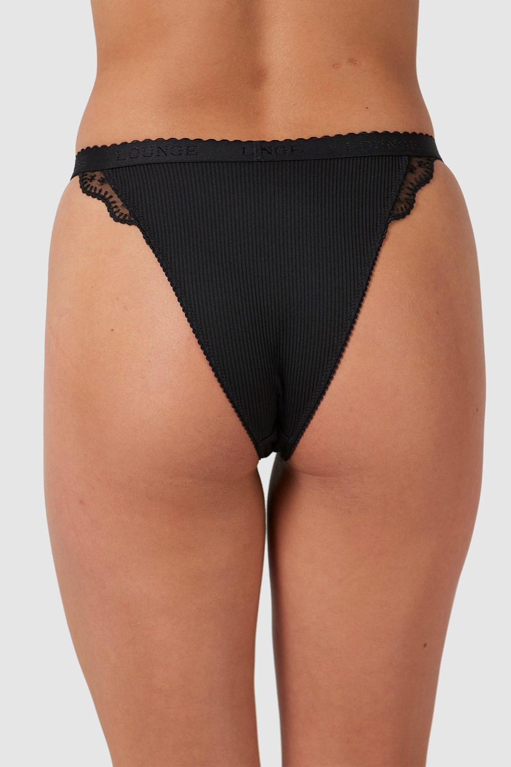 Lounge Underwear Nervuré Briefs Noir | DCXZES-862