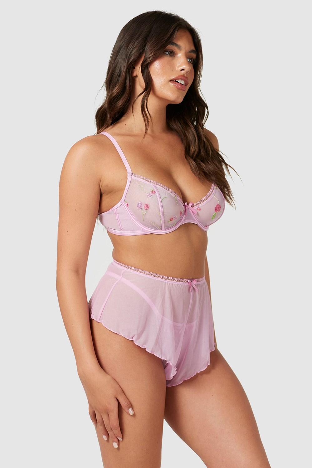 Lounge Underwear Remy Intimates Set Lavande Rose | HVESTF-761