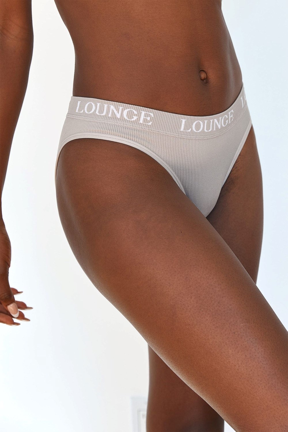 Lounge Underwear Seamless Briefs Mink | ALEDVX-708