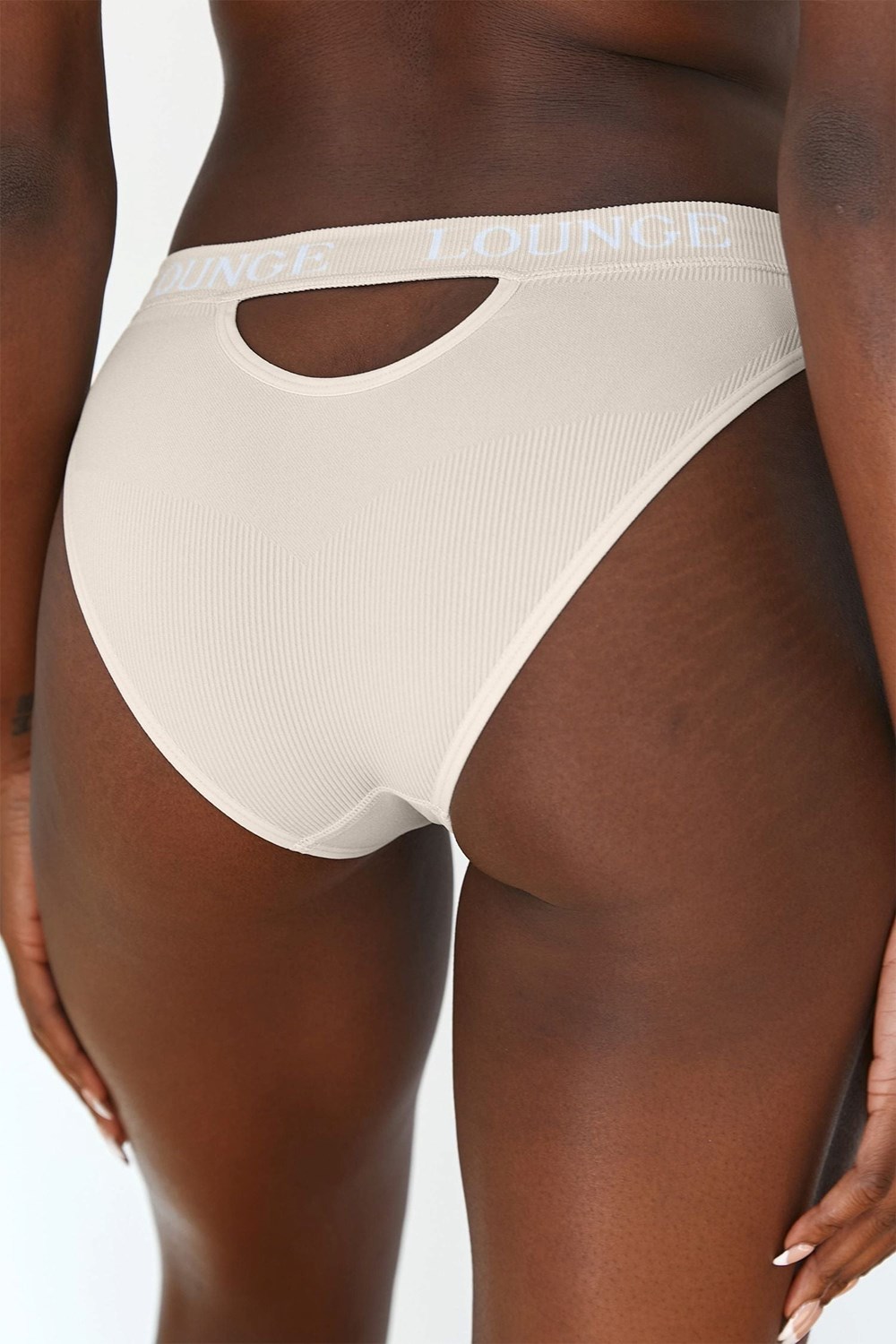 Lounge Underwear Seamless Briefs Oatmeal | GCETBD-985