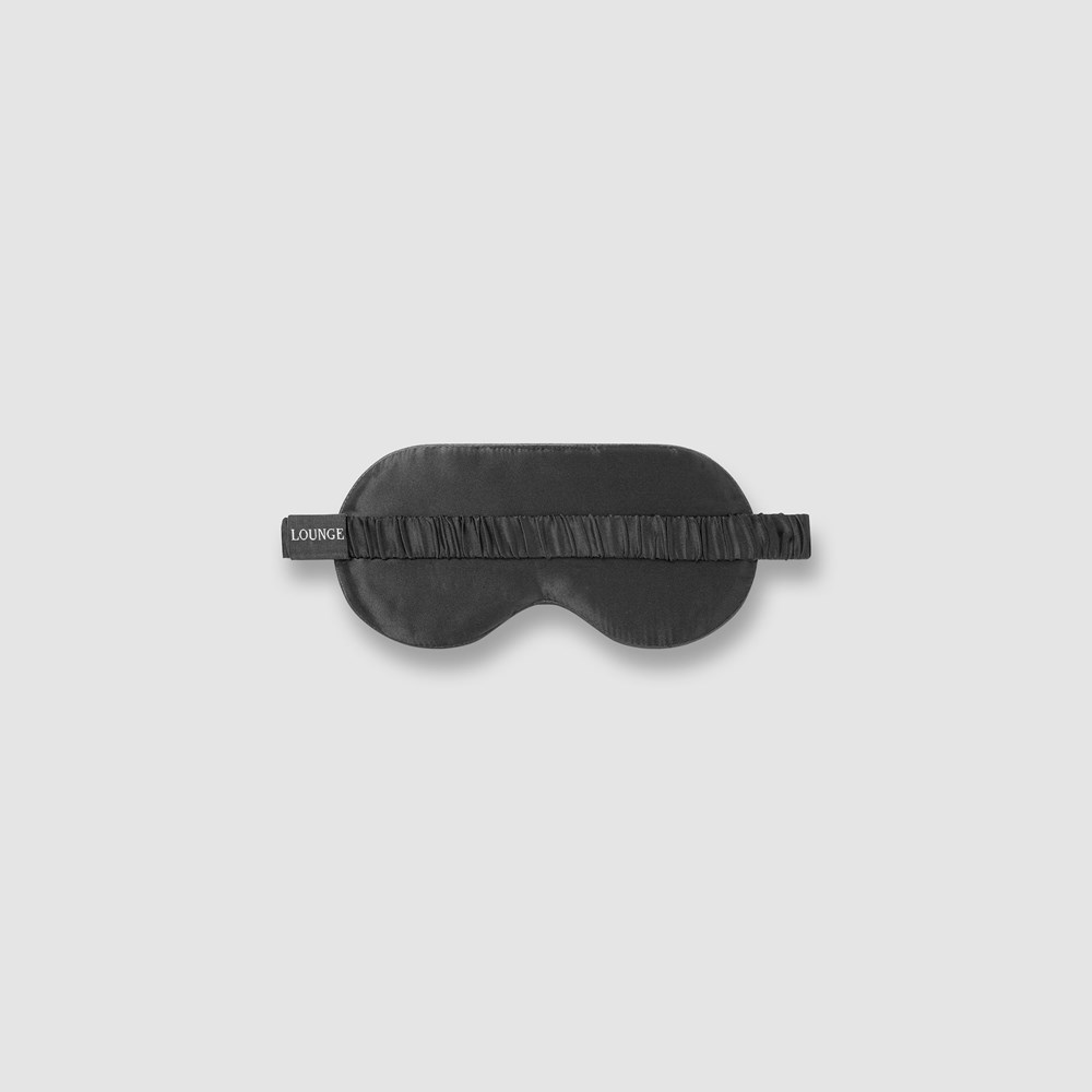 Lounge Underwear Signature Silk Sleep Mask Noir | MYBIVX-536