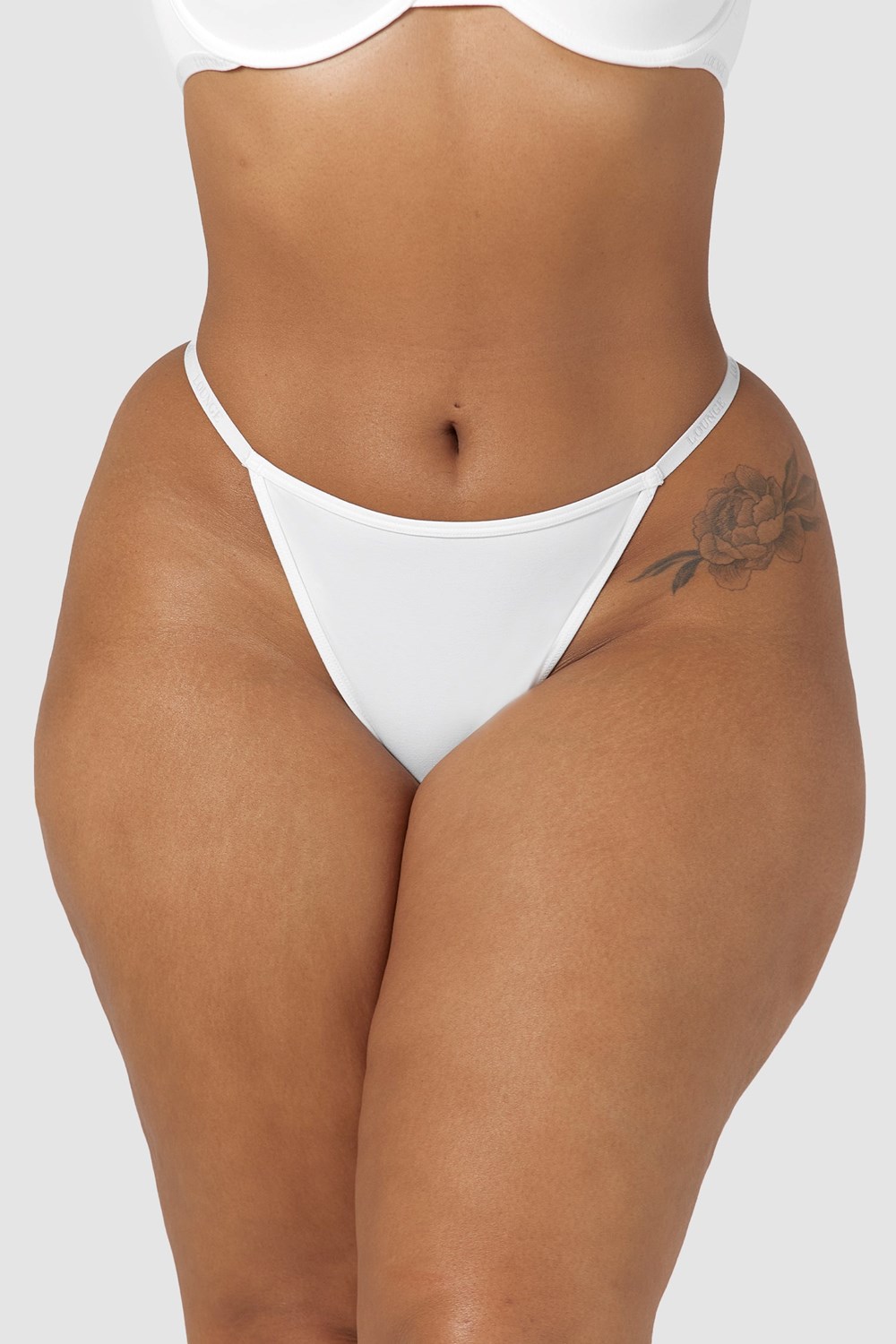 Lounge Underwear Smooth Classiche Lanières Blanche | INGCDK-974