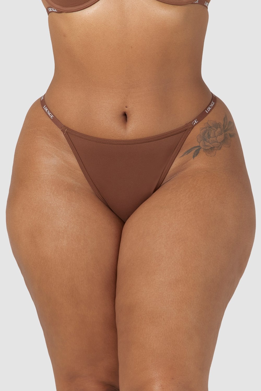 Lounge Underwear Smooth Classiche Lanières Chestnut | SHWVYI-913