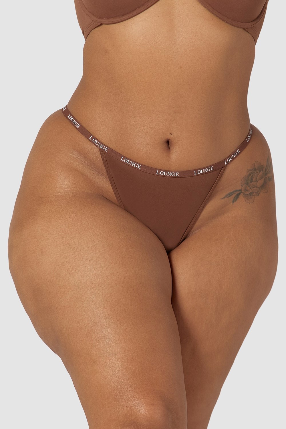 Lounge Underwear Smooth Lanières Chestnut | HGMZKR-954