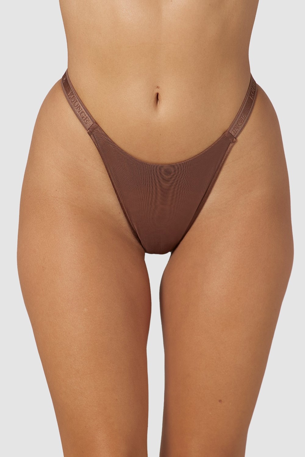 Lounge Underwear Smooth Mesh Briefs Chestnut | VKRIZJ-830