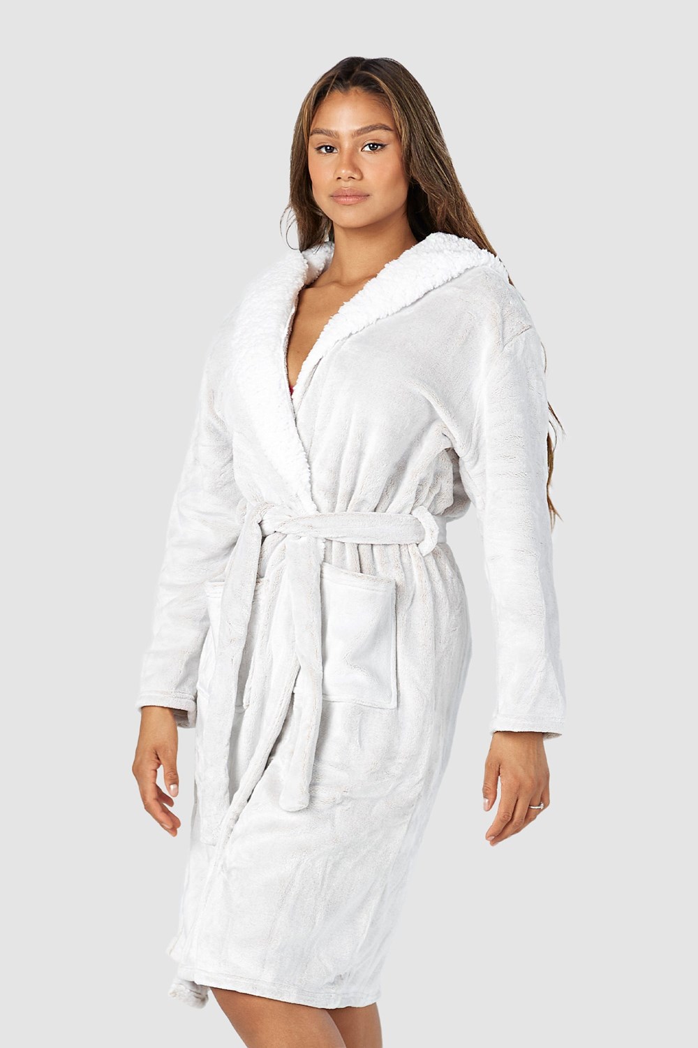 Lounge Underwear So Soft Luxury Dressing Gown Mink | KBDTGA-368