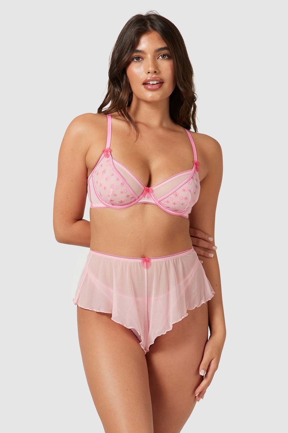 Lounge Underwear Thea Intimates Set Rose | LNFWEY-208