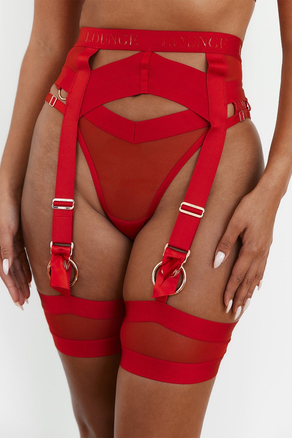 Lounge Underwear Venus Intimates Set Rouge | KZALGP-720