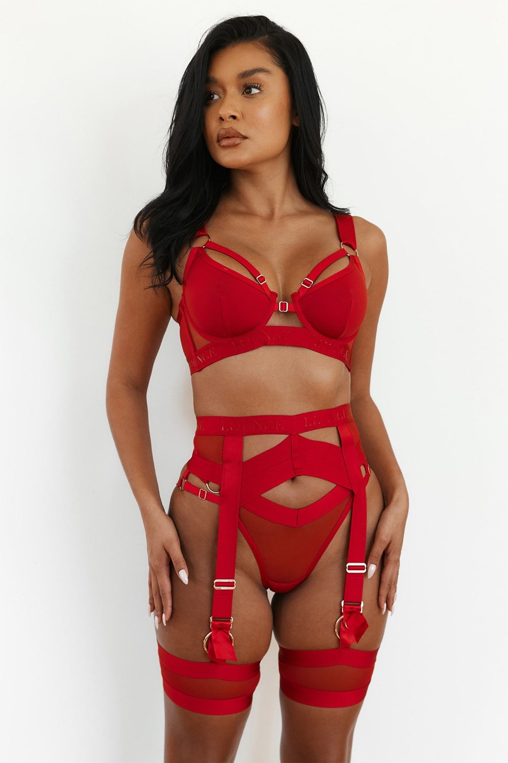 Lounge Underwear Venus Intimates Set Rouge | KZALGP-720