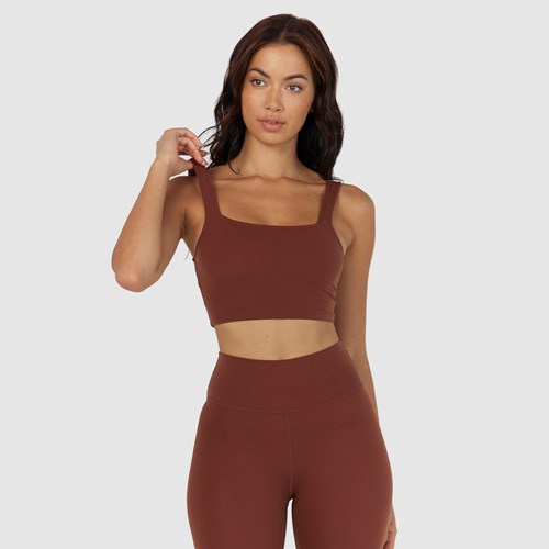 Lounge Underwear 365 Second Skin Tank Top Chocolat | KAGQDM-869