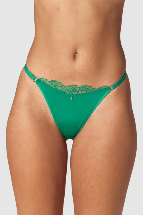 Lounge Underwear Anti-Gravity Lanières Emerald | JBVAMX-650