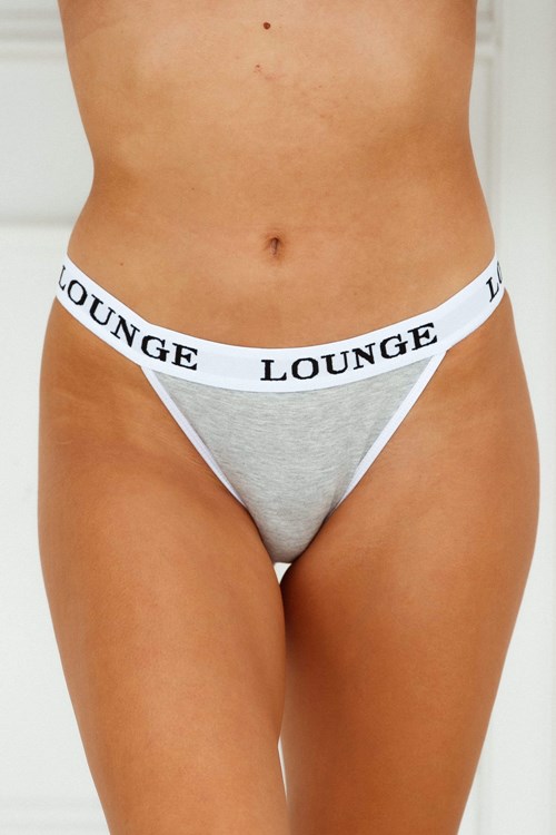 Lounge Underwear Bamboo Triangle Briefs Grise | NPQGTK-506