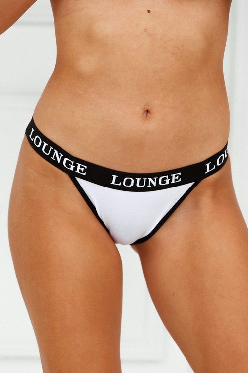 Lounge Underwear Bamboo Triangle Briefs Blanche | PKIMVS-710