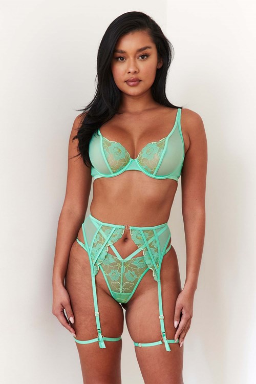 Lounge Underwear Britney Intimates Set Menthe | QUWCRZ-290