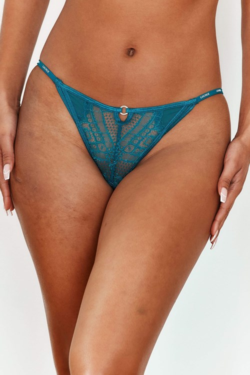 Lounge Underwear Charmed Briefs Turquoise | RVDETN-309