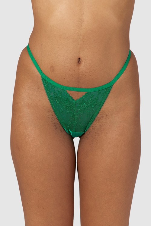 Lounge Underwear Flirt Briefs Emerald | ASURMY-731