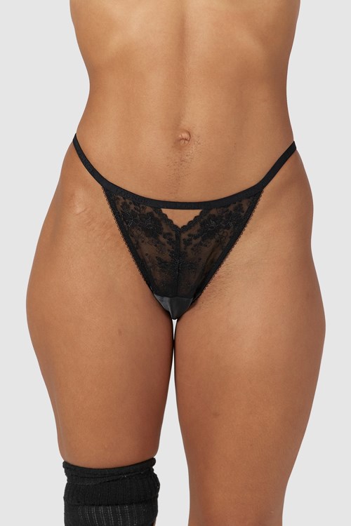 Lounge Underwear Flirt Briefs Noir | RLTQNI-560