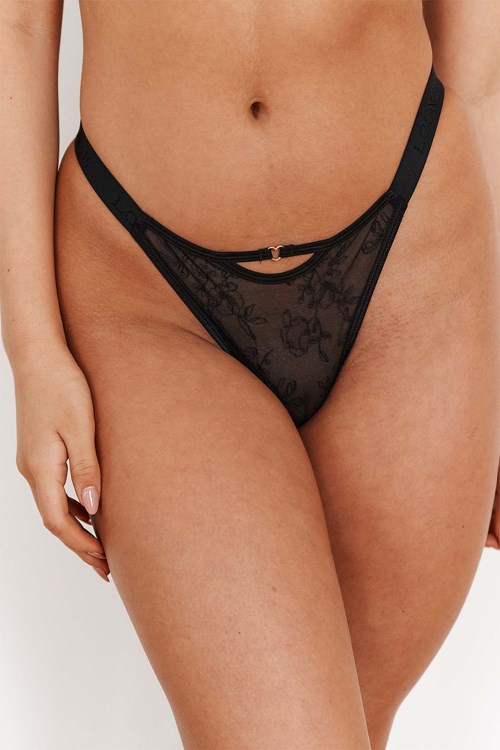 Lounge Underwear Grace Lanières Noir | ZNOKPQ-408