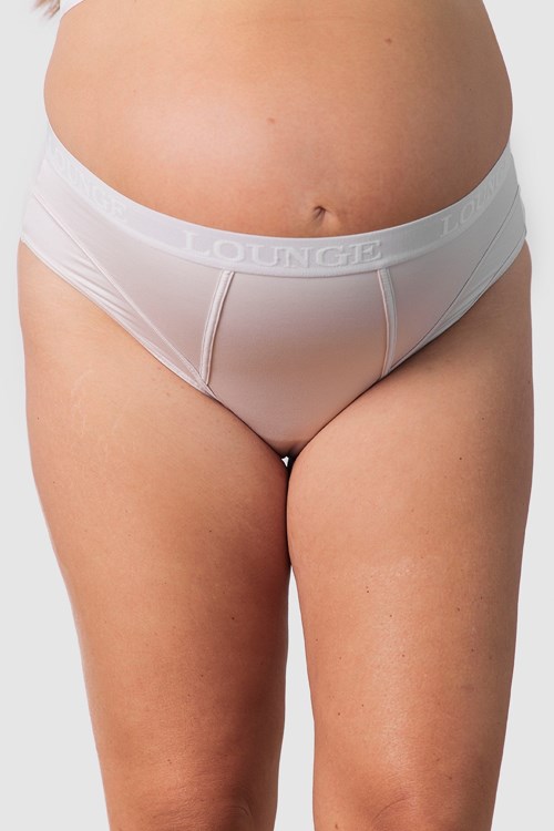 Lounge Underwear Nurture Briefs Blanche | EQMLNK-508