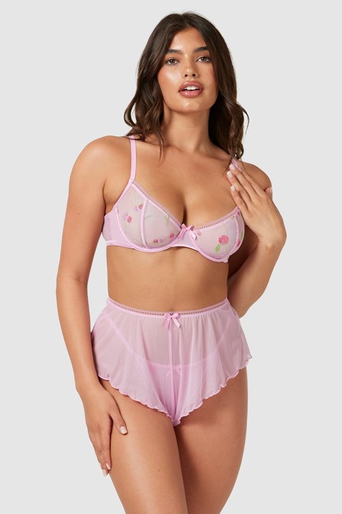 Lounge Underwear Remy Intimates Set Lavande Rose | HVESTF-761