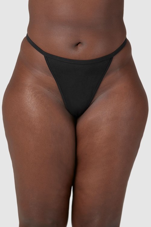 Lounge Underwear Sculpt G-string Noir | ATCSNV-546