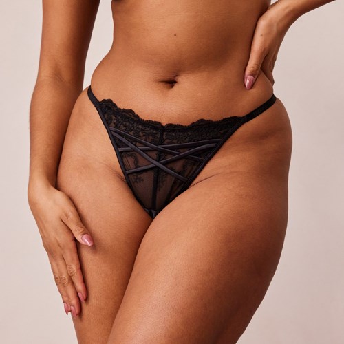 Lounge Underwear Seduce Lanières Noir | ULJQGC-018